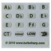 Harmonica Key Label Set of 16
