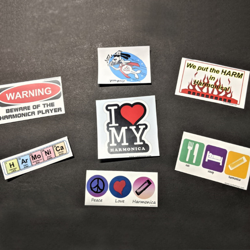 TurboHarp Sticker Set