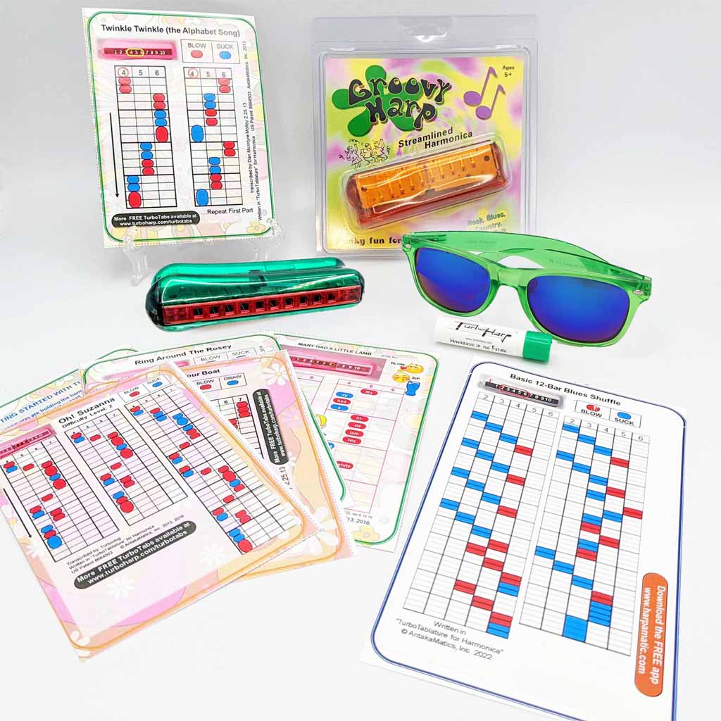 Groovy Harmonica Set – TurboHarp-Harmonicas