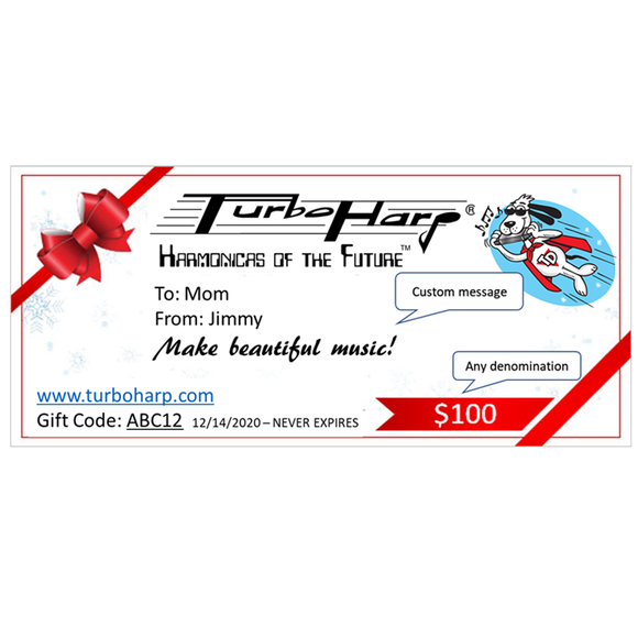 TurboHarp Gift Certificate